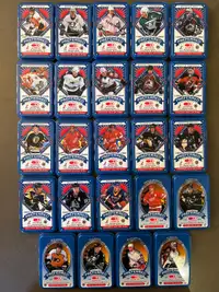 Donruss Preferred Complete Hockey Red and Blue Empty Tin Sets