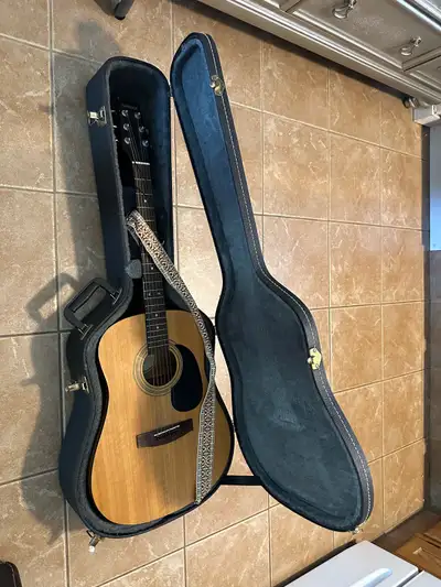Accoustic. Guitar With Case., View more