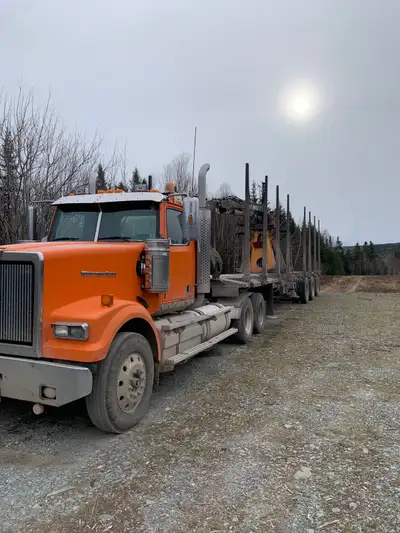 2016 Western Star truck with Pelletier log trailer and Rotobec loader. 1.3 Million Kms. Inspection g...