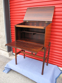 Rosewood mcm standing sitting desk secretaire Danish VM model 67