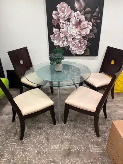 Round Dining Table & Chairs, View more