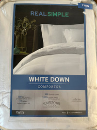Real Down comforter -Bed Bath and Beyond
