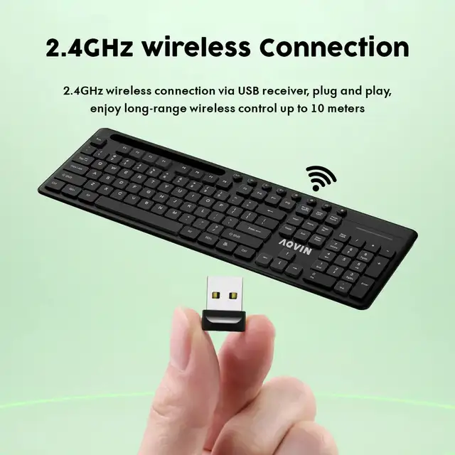 AQVIN Wireless Keyboard - NEW in Mice, Keyboards & Webcams in Ottawa - Image 7