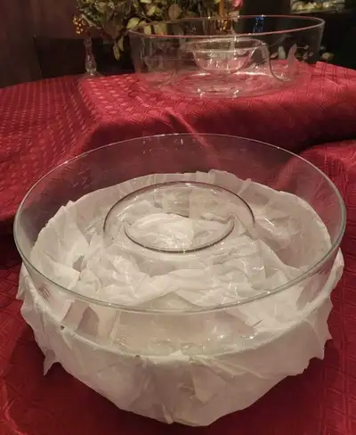 Blown Glass Chip & Dip Bowls, View more