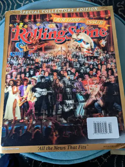 Rolling Stone magazine, 1000th issue, with hologram cover. 2006, View more
