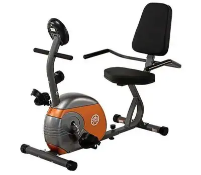 Marcy Recumbent Exercise Bike with Resistance ME-709, View more