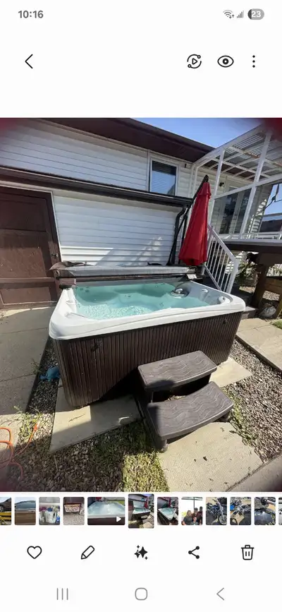 Dont buy a New Tub Until you see this Deal, Moving So selling our 2018 Hot Spring Hot Spot Rhythm 7...