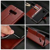 SAMSUNG WALLET  S8 WONDERFUL BROWN 514 655 4028/SMS