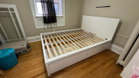 IKEA Malm Full/Double bed frame with storage