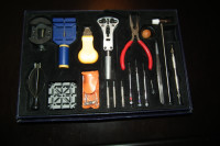 20 Pcs Deluxe Watch Repair Tool Kit  Complete Set