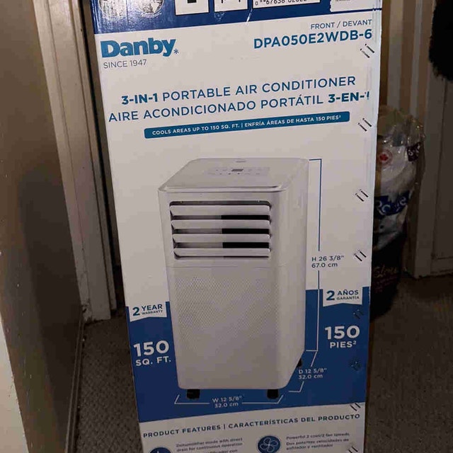 Danby 31 portable air conditioner Heaters, Humidifiers