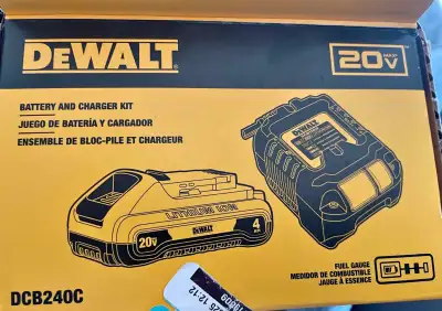 Dewalt 20v Max 4ah Battery and Charger Kit, View more