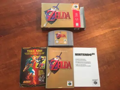 The Legend of Zelda Ocarina of Time N64 Nintendo 64 CIB, View more