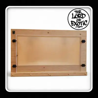 Terrarium 100% bois, porte Lexan, 3 couches scellant, View more