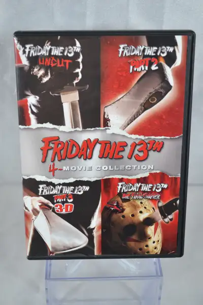 Friday The 13th 4 Movie Collection With 3D Glasses DVD Horror, View more