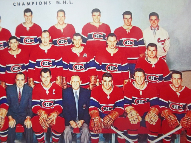 1955-56  Montreal Canadiens 10 x 8 Team Photo in Arts & Collectibles in Cole Harbour - Image 3
