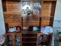 Wooden wall unit - $20.00