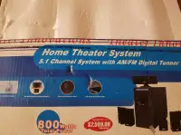 New in Box Home theater system speakers 800 watts or Best Offer