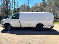 2001 ford e-250 with 2012 front end 