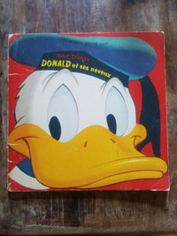 Vintage Walt Disney Donald livre enfant francais donald duck
