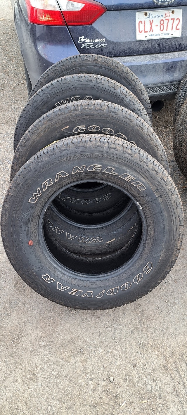 265/70R17 GOODYEAR WRANGLER FORTITUDE HT Tires & Rims Calgary Kijiji