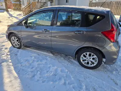 Nissan Versa note 4 door, 2018, low mileage, 83,489 km, recently inspected until 2028. Excellent con...