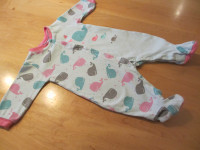 Pyjama Baleines enfant 3 mois (C18)