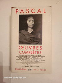 Oeuvres complètes de Pascal  Pléiade