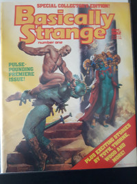 Vintage magazine-Basically Strange #1 (1982)