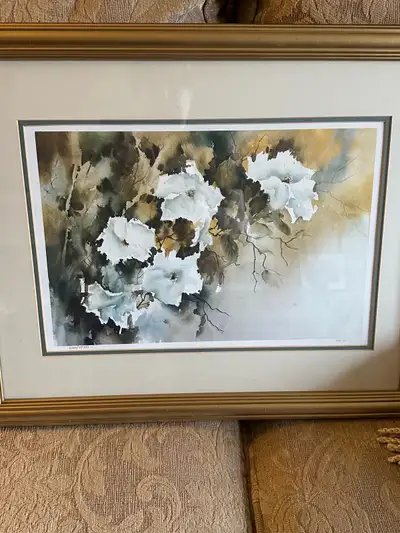 Flower Study watercolours