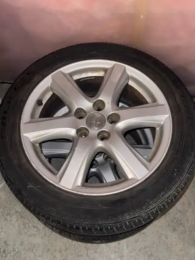 Alloys with summer tyres aaling as is Come check and buy tyres and rims like new serious buyers only