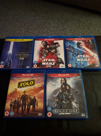 Star Wars 3D Blu-Ray collection