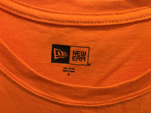 New Era Winnipeg Blue Bombers Orange Shirt - Size M in Men's in Winnipeg - Image 4