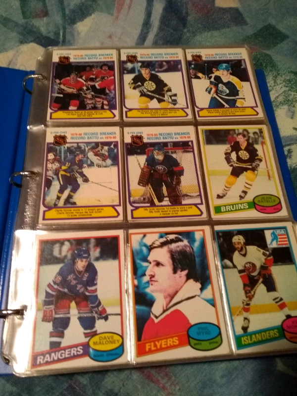 Séries de carte de hockey o-pee-chee de 1980 à 1995 et plus  dans Art et objets de collection  à Ville de Québec