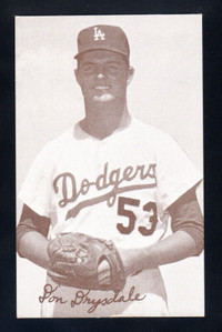 1947-66 Exhibits Set Break Don Drysdale EX-EXMINT