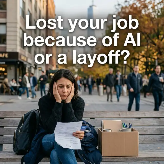 Lost your job because of AI or a layoff?