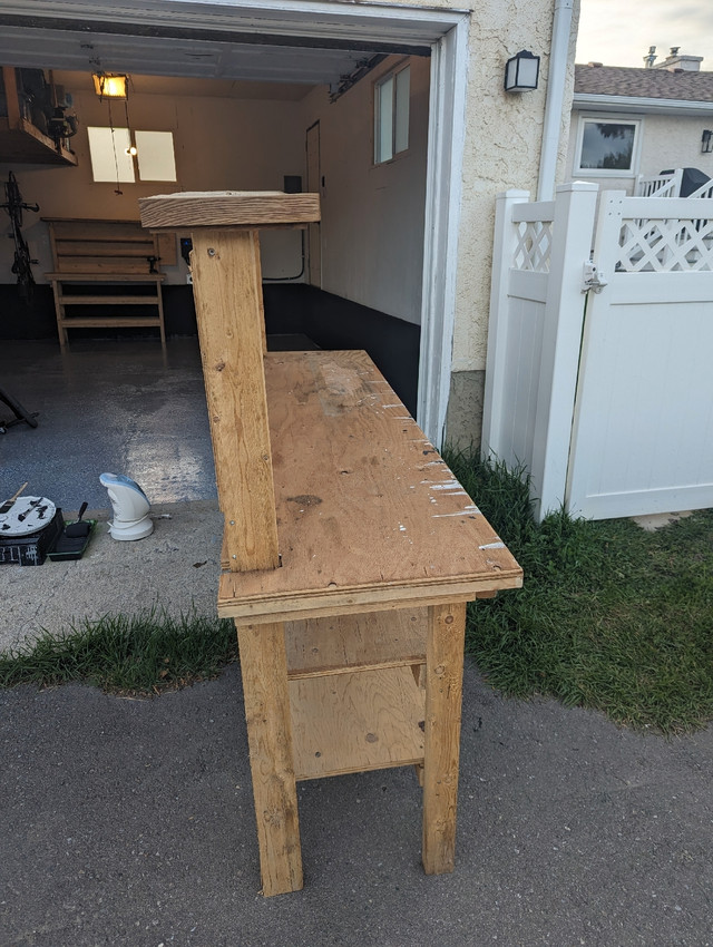 Wooden workbench Tool Storage & Benches Calgary Kijiji