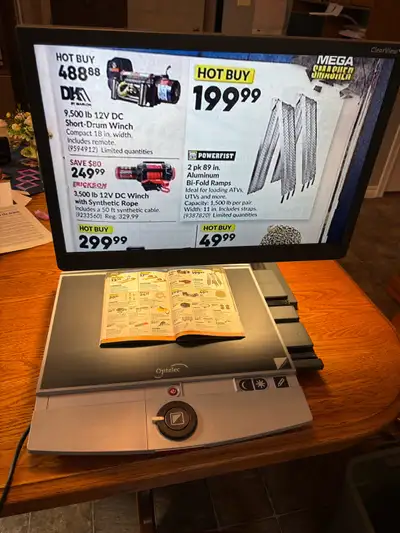 Clear View magnifier for visually impaired , View more