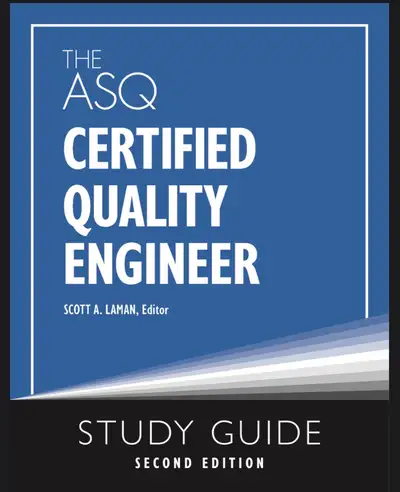 ASQ Study Guide Certified Quality Rngineer CQE, View more