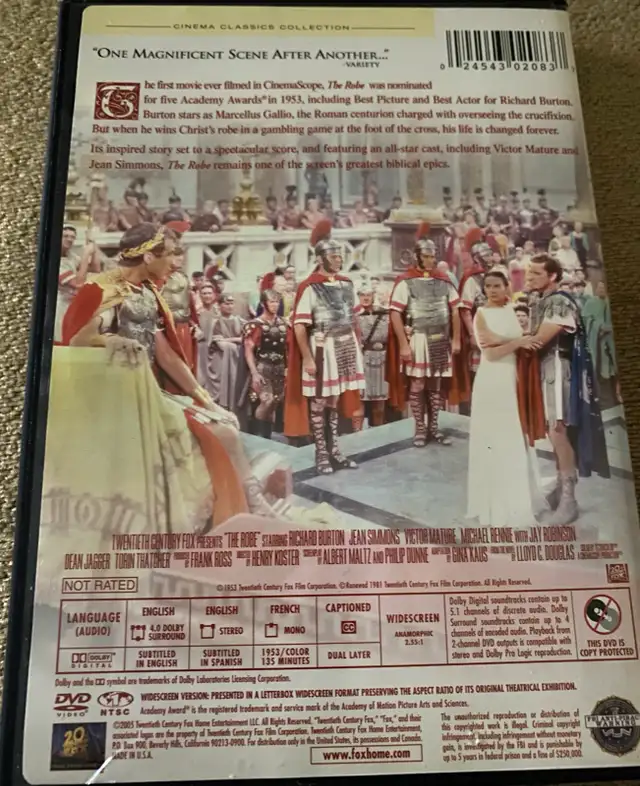 The Robe DVD63838168888961123