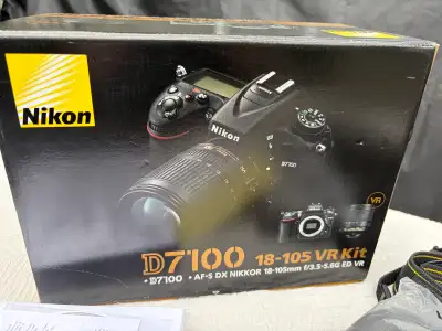 Nikon D7100 DSLR Kit in original box, View more