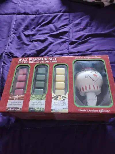 Snowman Wax Warmer Set, View more