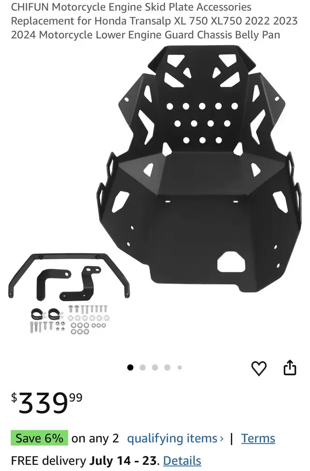 Motorcycle Engine Skid Plate Accessories Replacement for H in Motorcycle Parts & Accessories in Hamilton - Image 3