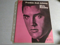 Vtg. Elvis orig sheet music-1971-mint-Frankie &Johnny