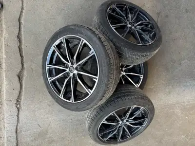 TOYOTA COROLLA RIMS AND ALL SEASON TIRES 215/45 R17