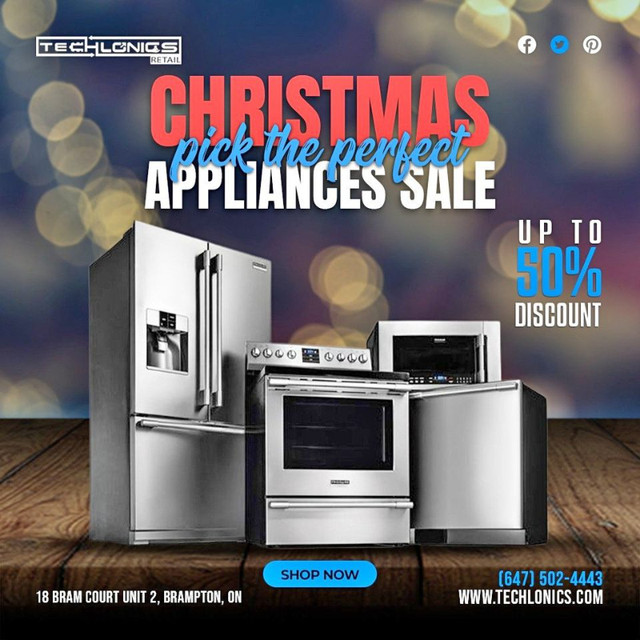 Up to 50% OFF on Home Appliances | Clearance Sale $125 - $2999 in General Electronics in Mississauga / Peel Region