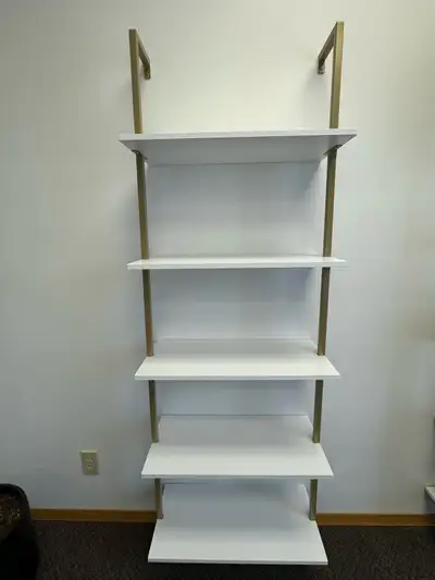 Unit to be attached to wall. Not free standing. Already assembled. 2 available units. $120 each. Pic...