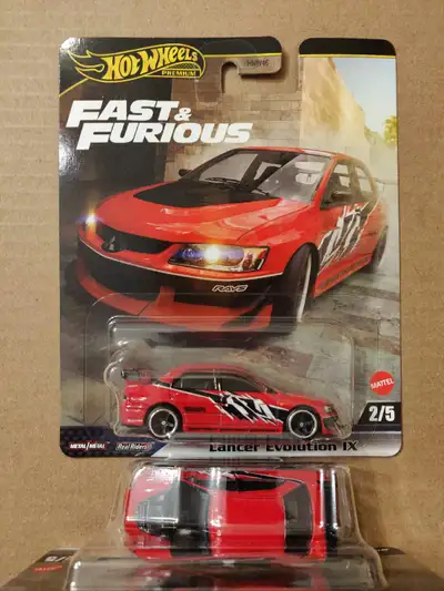 Hot Wheels Fast & Furious Mitsubishi Lancer Evolution 1:64 car , View more