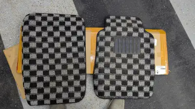 Universal Checker Floor Mat 5 pieces set for JDM car, View more