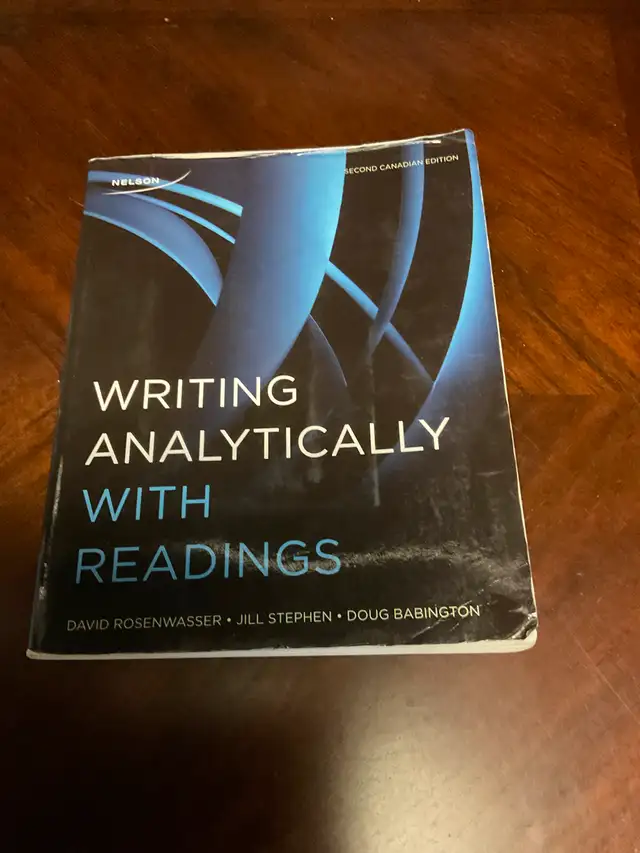 Writing analytically with readings textbook by David Roseenwasse63838169161217120